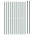 Cerca de alambre con brida verde 2,2x25