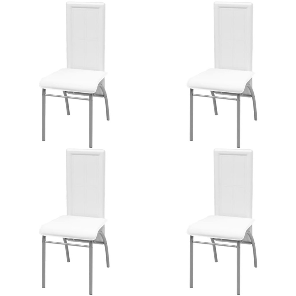 Conjunto de Comedor Cuero Artificial de Cinco Piezas de Color