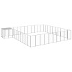 Perrera plateada 31,46 m² acero
