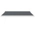 Toldo retráctil aluminio y tela gris antracita 3x2,5