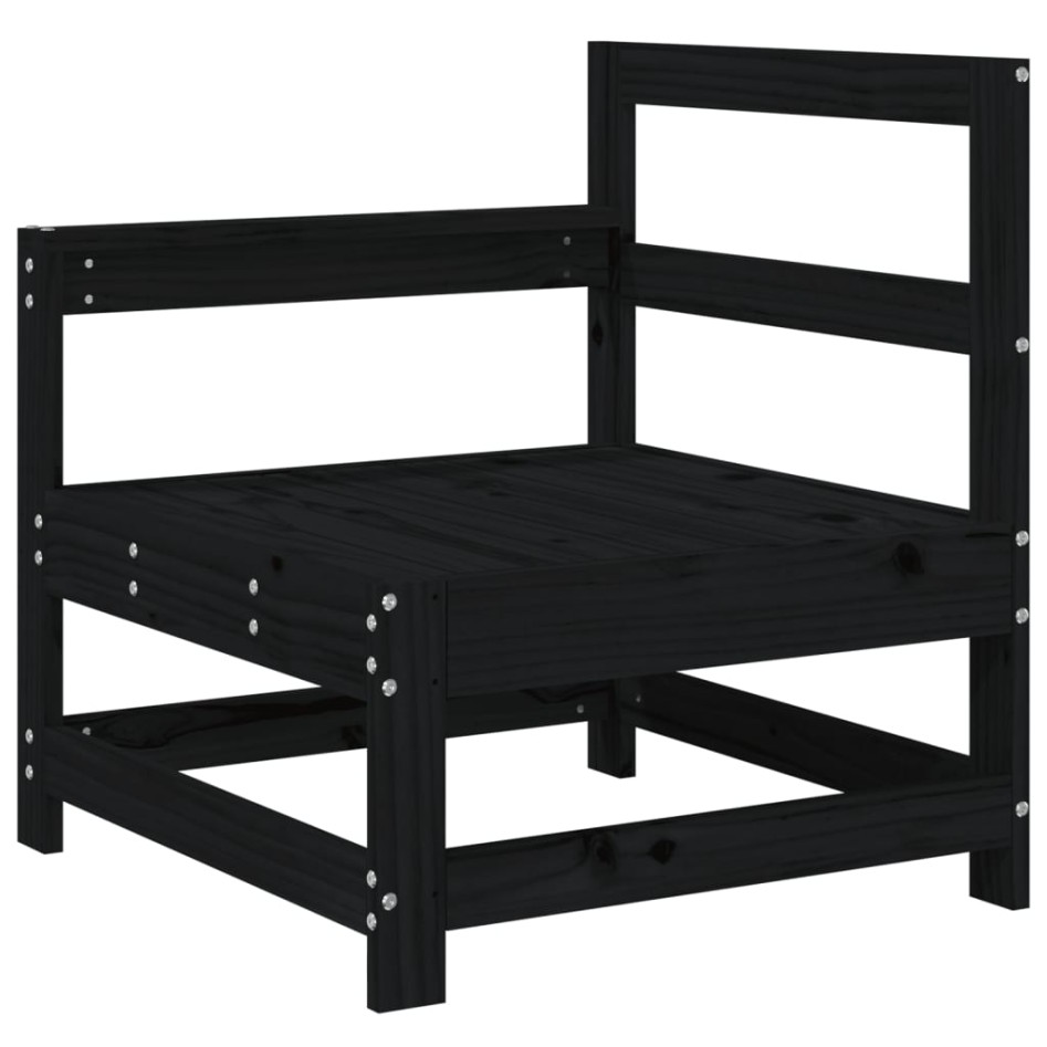 Juego de muebles de jardín 8 piezas madera maciza de