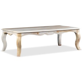 Mesa de centro de madera maciza de sheesham 110x60x35