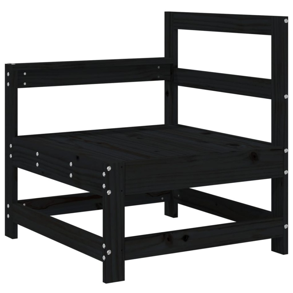 Juego de muebles de jardín 7 piezas madera maciza de pino