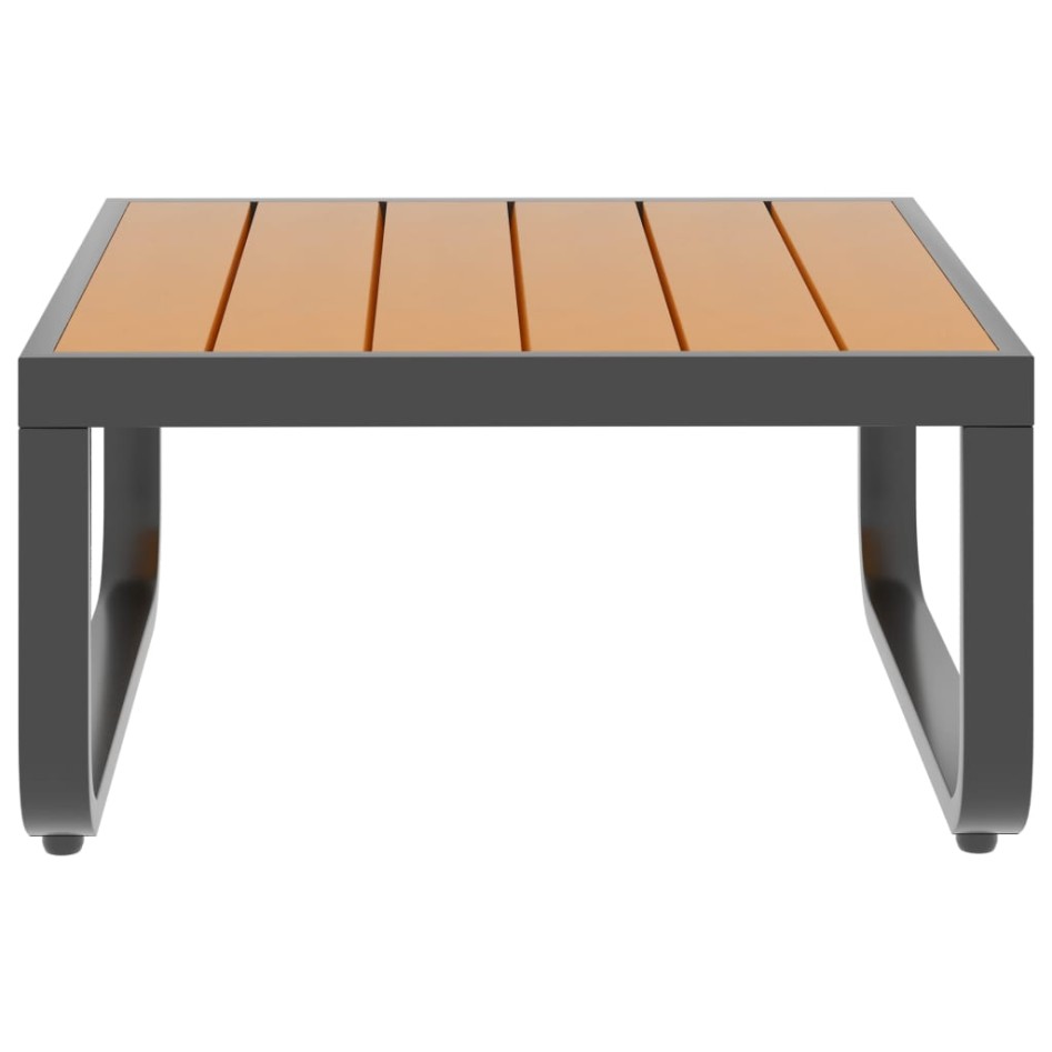 Juego de sofás de esquina 4 piezas con cojines aluminio