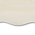 Toldo manual retráctil color crema 600x300