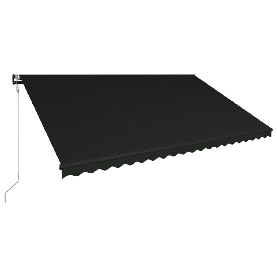 Toldo retráctil automático gris antracita 500x300