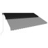 Toldo retráctil automático gris antracita 500x300