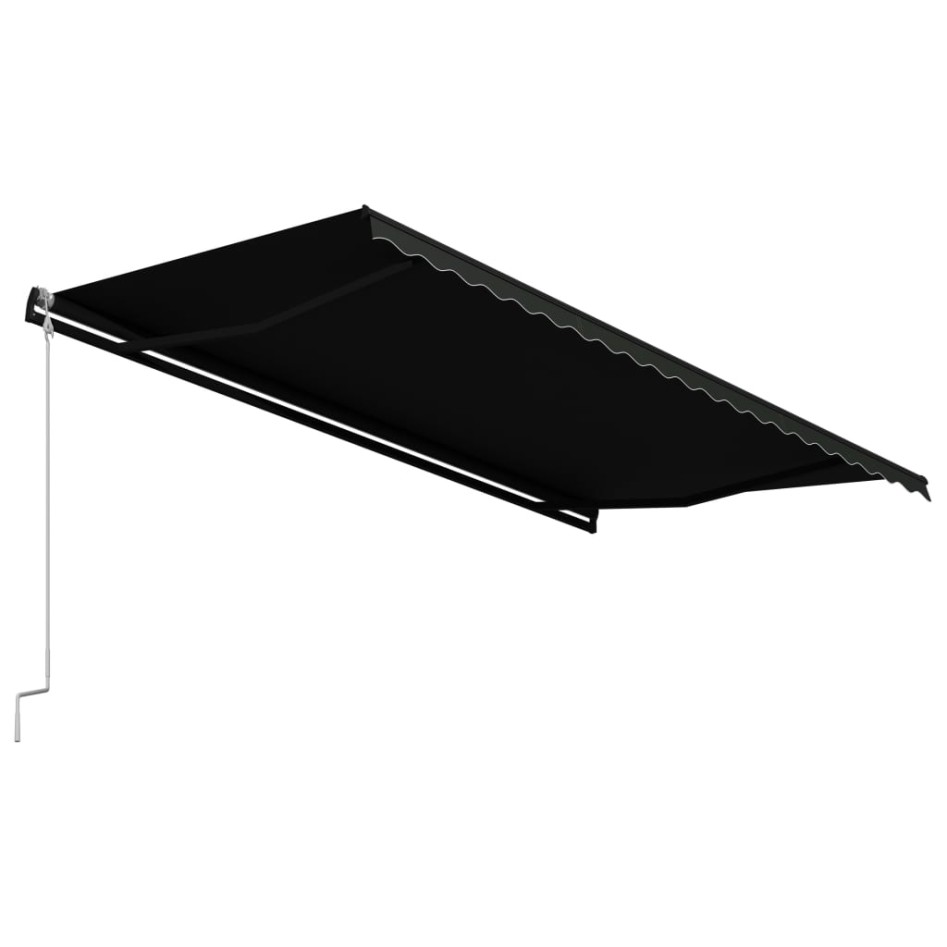 Toldo retráctil automático gris antracita 500x300