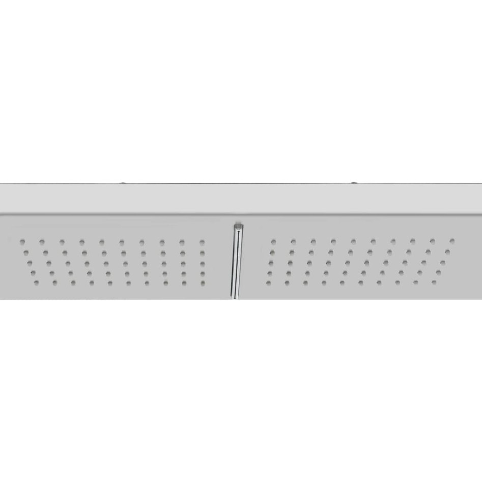 Ducha de jardín con plato acero inoxidable y