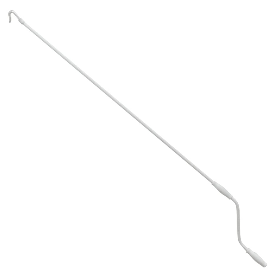 Toldo de carrete manual azul y blanco 350x250