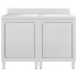 Mesa de trabajo comercial mueble acero inoxidable 120x60x96