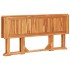 Set comedor de jardín plegable 7 piezas madera maciza de