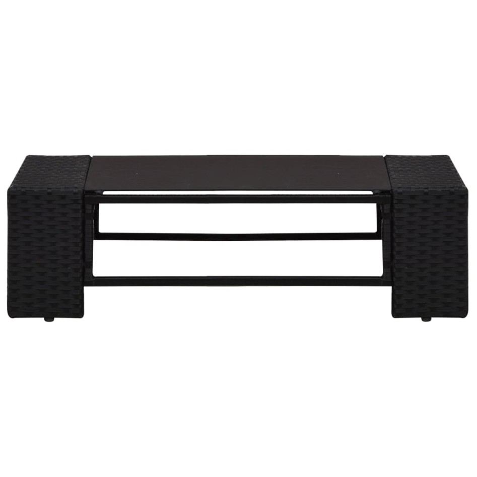 Set de muebles de jardín 6 pzas ratán sintético y cojines