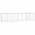 Perrera de exterior de acero galvanizado con techo 16,94