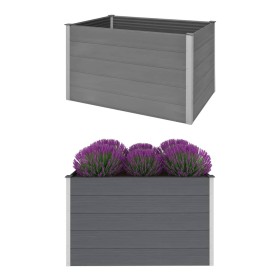 Arriate de WPC gris 150x100x91