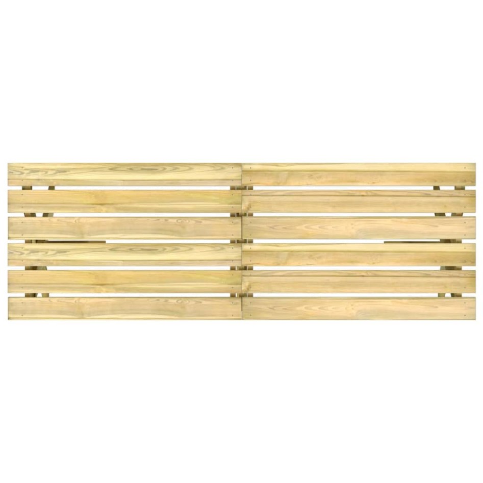 Juego de comedor de jardín 3 piezas madera de pino