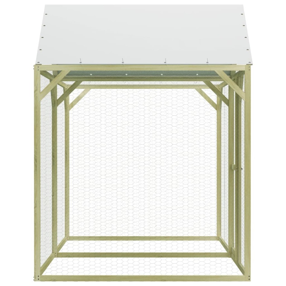 Gallinero madera de pino impregnada 3x1,5x2