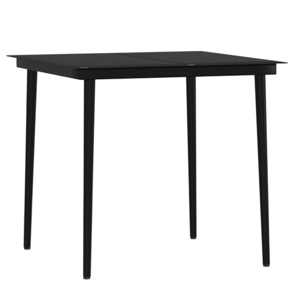 Juego de comedor de jardín 5 piezas con cojines