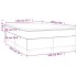 Cama box spring con colchón terciopelo rosa 140x190