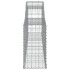 Cestas de gaviones 7 uds forma de arco hierro 300x30x60/80
