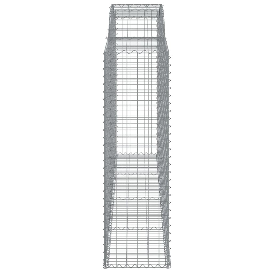 Cestas de gaviones 3 uds forma de arco hierro 300x50x160/180