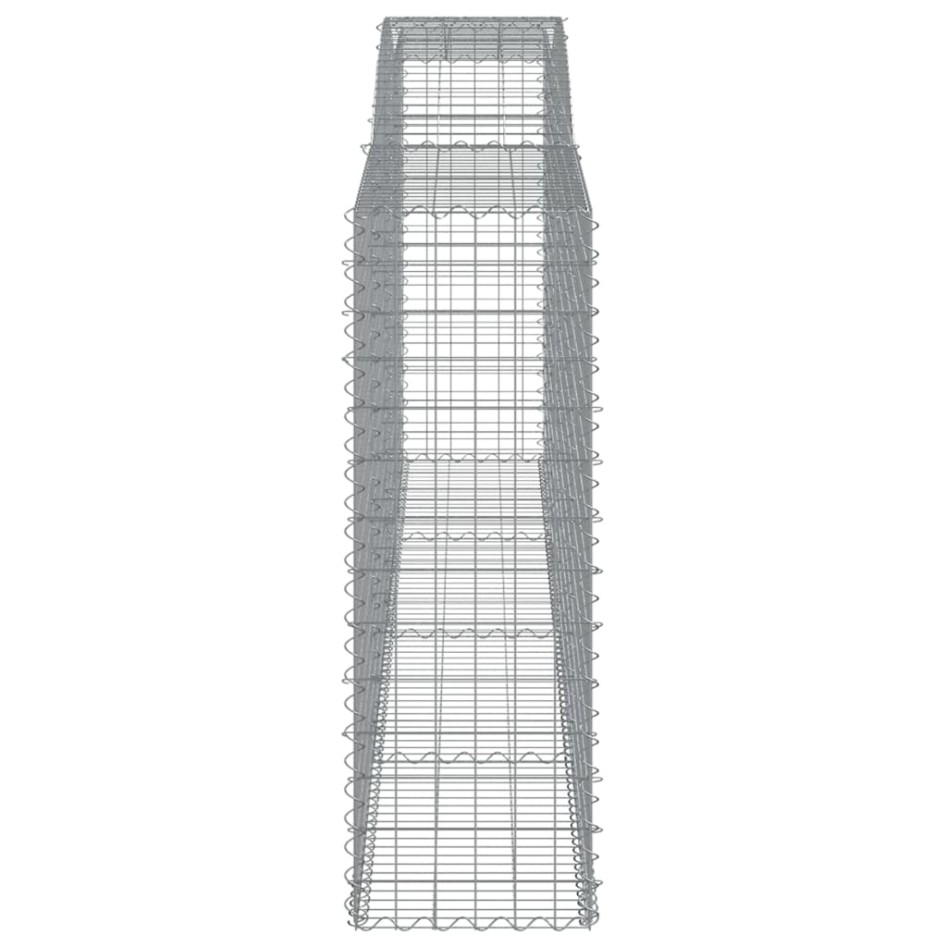 Cestas de gaviones 3 uds forma de arco hierro 400x50x140/160