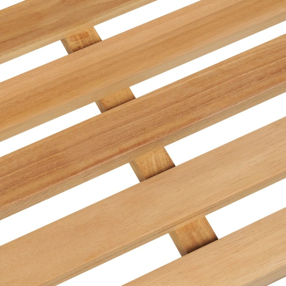 Juego de comedor para jardín 3 pzas madera maciza de