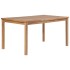Juego de comedor para jardín 3 pzas madera maciza de