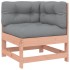 Juego de muebles jardín 6 pzas y cojines madera abeto