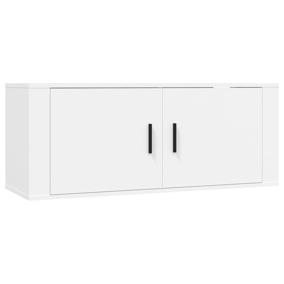 Set de muebles para TV 7 piezas madera contrachapada