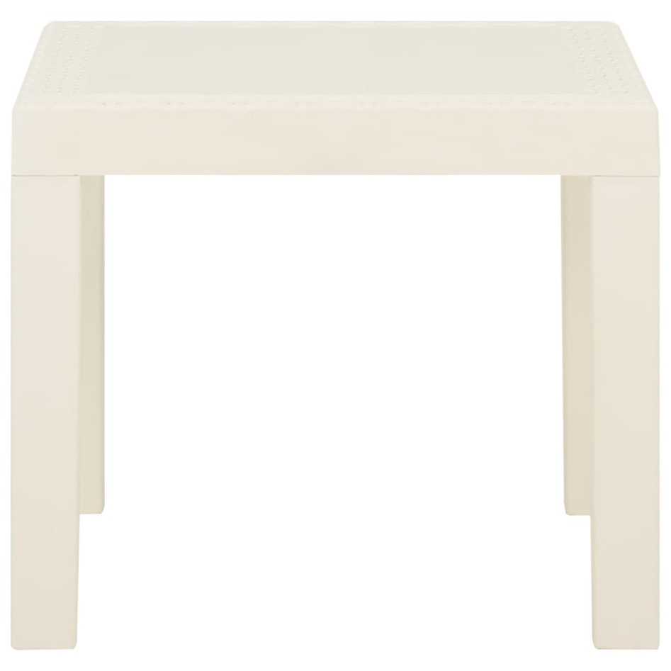 Set de muebles de jardín 3 piezas con cojines plástico