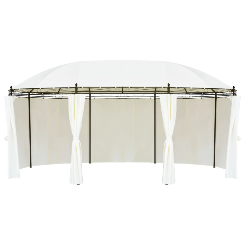 Cenador blanco crema 530x350x265