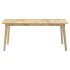 Mesa de comedor de madera maciza de mango 180x90x76