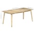 Mesa de comedor de madera maciza de mango 180x90x76