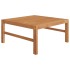 Set de muebles de jardín 2 pzas madera de teca y cojines