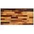 Set muebles bar 5 piezas madera maciza reciclada y cuero