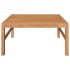 Set de muebles de jardín 2 pzas madera de teca y cojines
