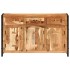 Aparador de madera maciza de acacia 120x35x75