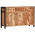 Aparador de madera maciza de acacia 120x35x75