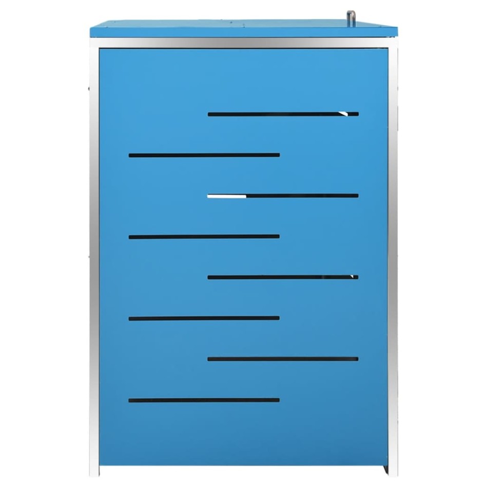 Cobertizo para 4 contenedores basura acero 276,5x77,5x112,5