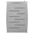 Cobertizo para tres contenedores basura acero 207x77,5x112,5