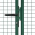 Puerta de malla para jardín de acero verde 400x125
