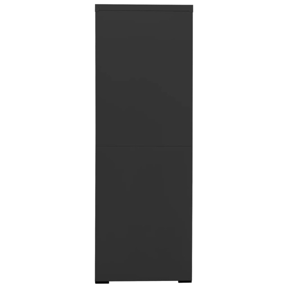 Armario archivador de acero antracita 90x46x134