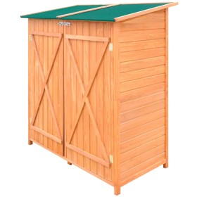 Caseta de jardín de madera para herramientas trastero