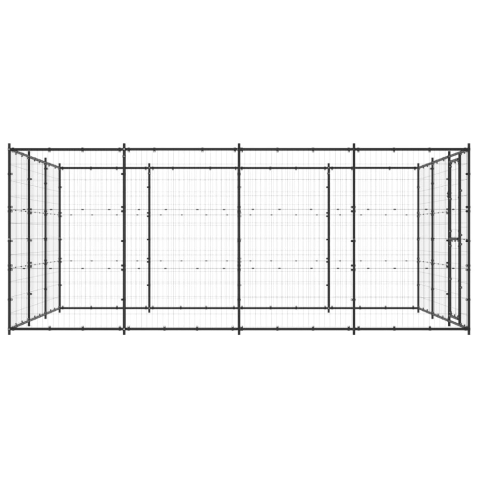 Perrera de exterior de acero 14,52