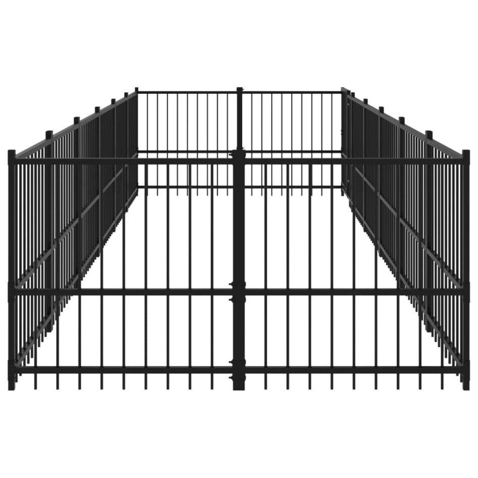 Perrera de exterior de acero 11,26