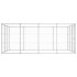 Perrera de exterior de acero galvanizado 14,52