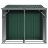 Cobertizo de jardín acero galvanizado verde 277x192,5x179