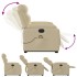 Sillón de masaje eléctrico reclinable elevable tela