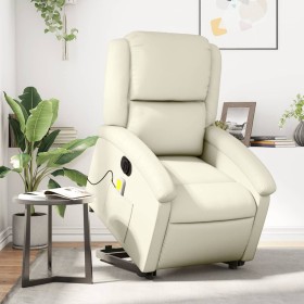 Sillón de masaje elevable eléctrico cuero sintético